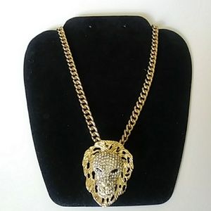 Lion Head Necklace